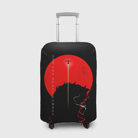 Чехол для чемодана 3D Ковбой Бибоп: в Ухте, 86% полиэфир, 14% спандекс | двустороннее нанесение принта, прорези для ручек и колес | anime | cowboy bebop | space cowboy | аниме | ковбой бибоп | ковбойский бибоп | космический ковбой | манга | спайк шпигель