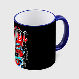 Кружка с полной запечаткой с принтом AC/DC гитара  в Ухте, керамика | ёмкость 330 мл | ac dc | acdc | acdc ас дс | angus | back in black | highway to hell | mckinnon | you | австралийская | ангус янг | ас дс | асдс | блюз | в форме | гитара | группа | крис слэйд | метал | молния | музыка | певец | рок | рок н ролл | стиви янг