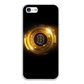 Чехол для iPhone 5/5S матовый BITCOIN  | КРИПТОВАЛЮТА: в Ухте, Силикон | Область печати: задняя сторона чехла, без боковых панелей | bitcoin | btc | coin | биткоин | биткойн | валюта | деньги | криптовалюта | монета | платёжная система | технология