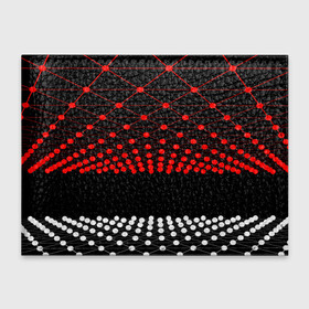 Обложка для студенческого билета с принтом Абстракция в Ухте, натуральная кожа | Размер: 11*8 см; Печать на всей внешней стороне | абстракция | в крапинку | геометрия | минимализм | сетка | сеть