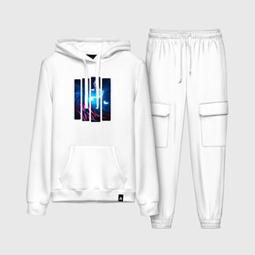 Женский костюм хлопок (с толстовкой) Космонавт на льдине: в Ухте,  |  | space | абстракция | арт | иллюстрация | коллаж | космонавт | скафандр