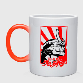 Кружка хамелеон с принтом Гуррен-Лаганн в Ухте, керамика | меняет цвет при нагревании, емкость 330 мл | gurren lagann | аниме | ганмэн | гуррен лаганн | манга | меха | робот