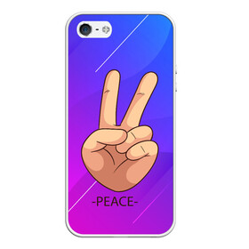 Чехол для iPhone 5/5S матовый ВСЕМ МИР | PEACE (Z): в Ухте, Силикон | Область печати: задняя сторона чехла, без боковых панелей | anarchy | hippies | peace | анархизм | анархия | два пальца | знак | знаки | любовь | мир | мир всем | хиппи