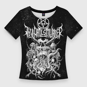 Женская футболка 3D Slim с принтом Thy Art Is Murder в Ухте,  |  | death metal | deathcore | thy art is murder | группы | дэткор | метал | музыка | рок