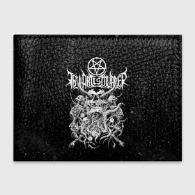 Обложка для студенческого билета с принтом Thy Art Is Murder в Ухте, натуральная кожа | Размер: 11*8 см; Печать на всей внешней стороне | death metal | deathcore | thy art is murder | группы | дэткор | метал | музыка | рок