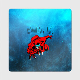 Магнит виниловый Квадрат с принтом Among Us | Imposter (Z) в Ухте, полимерный материал с магнитным слоем | размер 9*9 см, закругленные углы | Тематика изображения на принте: among us | among us 2 | among us crewmate | amongus | boy kids | crew mate | crewmate | game art | impostor | innersloth | medbay | mobile game | sus