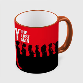 Кружка с полной запечаткой с принтом Y Последний мужчина в Ухте, керамика | ёмкость 330 мл | Тематика изображения на принте: ampersand | capuchin | comics | monkey | tv series | y the last man | y последний мужчина | yorick brown | амперсенд | йорик браун | капуцин | комиксы | обезьяна | сериалы