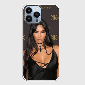 Чехол для iPhone 13 Pro Max с принтом Ким Кардашьян в Ухте,  |  | armenian | big neckline | black cross | black dress | celebrity | kardashian family | kim kardashian | армянка | большое декольте | знаменитость | ким кардашьян | семейство кардашьян | черное платье | черный крес