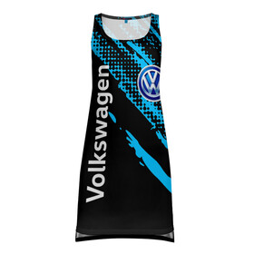 Платье-майка 3D Volkswagen / Фольксваген: в Ухте, 100% полиэстер | полуприлегающий силуэт, широкие бретели, круглый вырез горловины, удлиненный подол сзади. | auto | car | volkswagen | volkswagen golf | volkswagen polo | volkswagen scirocco | авто | логотипы автомобилей | машина | мужчинам | немецкие авто | скорость | тачка | фольксваген | фольксваген пассат