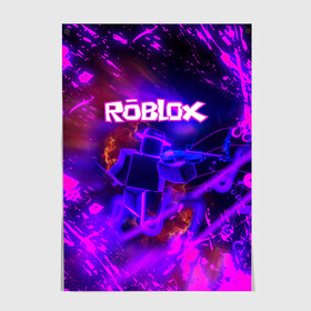 Постер с принтом MUSIC ROBLOX | РОБЛОКС (Z) в Ухте, 100% бумага
 | бумага, плотность 150 мг. Матовая, но за счет высокого коэффициента гладкости имеет небольшой блеск и дает на свету блики, но в отличии от глянцевой бумаги не покрыта лаком | game | gamer | logo | roblox | simulator | игра | конструктор | лого | логотип | роблок | роблокс | симулятор | строительство | фигура