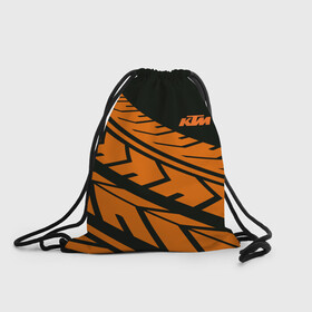 Рюкзак-мешок 3D с принтом ORANGE KTM | КТМ (Z) в Ухте, 100% полиэстер | плотность ткани — 200 г/м2, размер — 35 х 45 см; лямки — толстые шнурки, застежка на шнуровке, без карманов и подкладки | enduro | ktm | moto | moto sport | motocycle | sportmotorcycle | ктм | мото | мото спорт | мотоспорт | спорт мото