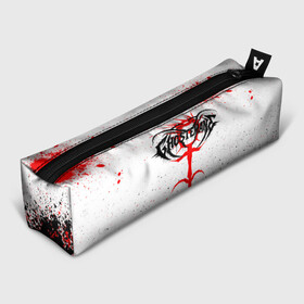 Пенал школьный 3D с принтом GHOSTEMANE в Ухте, 100% полиэстер | плотная ткань, застежка на молнии | ghostemane | metal | music | pock | rap | госмейн | гостмейн | реп | рок