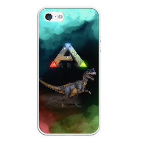 Чехол для iPhone 5/5S матовый с принтом Ark Survival | Арк Сурвивал (Z) в Ухте, Силикон | Область печати: задняя сторона чехла, без боковых панелей | ark | ark survival evolved | dino | fittest | game | survival | survival of the fittest | unreal engine | арк сурвивал | выживание | динозавр | игры | симулятором выживания | сюрвивал | тродон | ютараптор