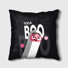 Подушка 3D с принтом Toca Boo в Ухте, наволочка – 100% полиэстер, наполнитель – холлофайбер (легкий наполнитель, не вызывает аллергию). | состоит из подушки и наволочки. Наволочка на молнии, легко снимается для стирки | Тематика изображения на принте: digital toys | gamer | games | helicopter taxi | pets | toca boca | toca hair salon | toca kitchen | toca life | toca life city | toca life worl | toca tea party | video games | игры
