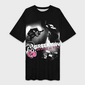 Платье-футболка 3D Awesome as Fuck  Green Day: в Ухте,  |  | american idiot | green day | альтернативный | билли джо армстронг | греен дай | грин дей | гриндей | группа | зелёный день | майк дёрнт | музыка | панк | поп | поппанк | рок | тре кул