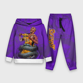 Детский костюм 3D (с толстовкой) с принтом КОБИ БРАЙАНТ в Ухте,  |  | basketball | black | bryant | kobe | lakers | legend | los angeles | mamba | nba | rip | usa | баскетбол | брайант | коби | лейкерс | мама | нба | спорт | сша | черная