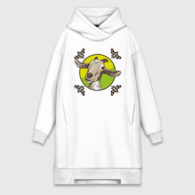 Платье-худи хлопок с принтом Барашка в Ухте,  |  | арт | барашик | иллюстрация