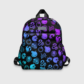 Детский рюкзак 3D 7 СМЕРТНЫХ ГРЕХОВ НЕОН ЭМБЛЕМЫ: в Ухте, 100% полиэстер | лямки с регулируемой длиной, сверху петелька, чтобы рюкзак можно было повесить на вешалку. Основное отделение закрывается на молнию, как и внешний карман. Внутри дополнительный карман. По бокам два дополнительных кармашка | anime | meliodas | nanatsu no taizai | seven deadly sins | аниме | бан | гаутер | гила | гилсандер | гриамор | диана | дрейфус | заратрас | кинг | манга | мелиодас | мерлин | хаузер | хельбрам | хендри