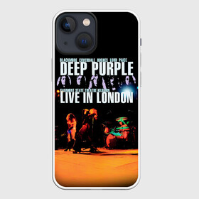 Чехол для iPhone 13 mini с принтом Deep Purple   Live In London в Ухте,  |  | deep purple | альбом | гловер | группа | дееп | деп | ди | дип перпл | диперпл | дипперпл | иэн гиллан | иэн пэйс | лого | логотип | метал | морс | пепл | прогрессивный | психоделический | рок | символ | хард
