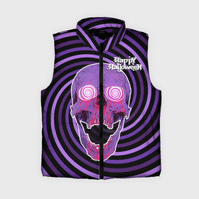 Женский жилет утепленный 3D Магический череп: в Ухте,  |  | blood | day of the dead | from the eyes | happy halloween | holiday | hypnosis | lilac | look | magical | skull | spiral | взгляд | гипноз | день мертвых | из глаз | кровь | магический | праздник | сиреневый | спираль | хэллоуин | череп
