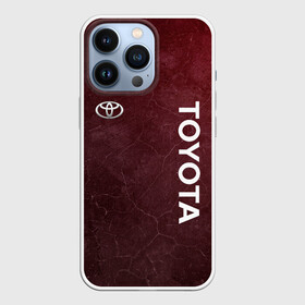 Чехол для iPhone 13 Pro с принтом TOYOTA | RED GRUNGE в Ухте,  |  | 2021 | auto | red grunge | sport | toyota | авто | автомобиль | автомобильные | бренд | марка | машины | спорт | тоета | тойота