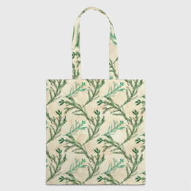 Шоппер 3D с принтом Ель новогодняя в Ухте, 100% полиэстер | Плотность: 200 г/м2; Размер: 34×35 см; Высота лямок: 30 см | new year | елка | елочка | ель | иголочки | новогодняя | новый год