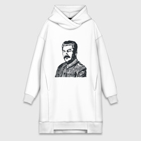 Платье-худи хлопок с принтом Иосиф Сталин в Ухте,  |  | art | head | joseph vissarionovich stalin | leader | stalin | ussr | арт | глава | иосиф виссарионович сталин | руководитель | ссср | сталин