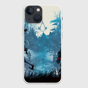 Чехол для iPhone 13 mini с принтом ASSASSIN S CREED VALHALLA   ВАЛЬГАЛЛА ЭЙВОР в Ухте,  |  | crow | slayer | valhalla | vikings | асасин | ассасин крид | ассассин | вальхалла | викинги | ворон | тамплиеры