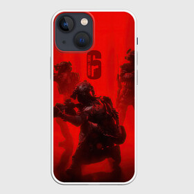 Чехол для iPhone 13 mini с принтом RAINBOW SIX SIEGE 6 ОСАДА   РАДУГА в Ухте,  |  | caveira | dokkaebi | ela | frost | lord | mute | outbreak | pro league | r6 | r6s | rainbow | rainbow six siege | smoke | tachanka | tom clancys | vigil | аутбрейк | кавейра | лорд | про лига | р6 | радуга 6 осада | тачанка | том клэнси | фрост |