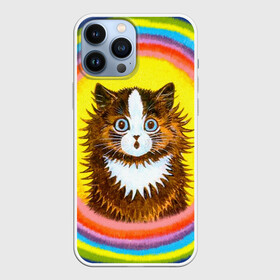 Чехол для iPhone 13 Pro Max с принтом Радужный кот Луиса Уэйна в Ухте,  |  | benedict cumberbatch | louis wain | the electrical life | антропоморфный кот | бенедикт камбербэтч | живопись | известный художник | кошак | кошачьи миры луиса уэйна | луис вэйн | луис уэйн | радуга | радужный кот