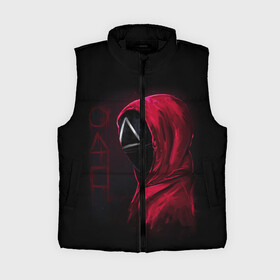 Женский жилет утепленный 3D ИГРА В КАЛЬМАРА, СТРАЖ ТРЕУГОЛЬНИК, ФИГУРЫ ИГРЫ: в Ухте,  |  | 001 | 067 | 456 | netflix | ojingeo geim | squid game | ведущий | игра | игра в кальмара | квадрат | круг | надзиратель | нетфликс | распорядитель | сериал | стражи | треугольник