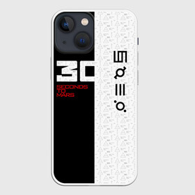 Чехол для iPhone 13 mini с принтом Thirty Seconds to Mars   30 секунд до Марса в Ухте,  |  | 30 seconds | alternative rock | beautiful lie | hurricane | jared leto | music | shannon leto | thirty | альтернатива | альтернативный рок | гранж | джаред лето | музыка | панкрок | постпанк | стивен айелло | тридцать секунд до марса