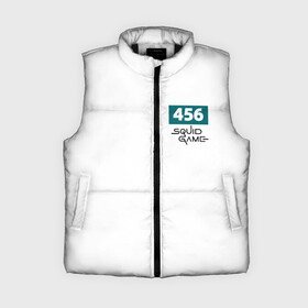 Женский жилет утепленный 3D Игра в кальмара, номер 456: в Ухте,  |  | 456 | squid game | игра в кальмара | корейский сериал | кукла | сериалы