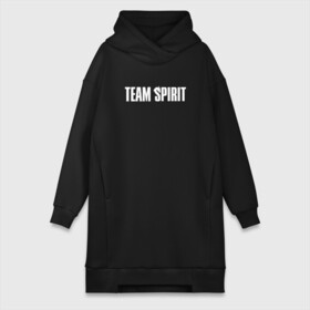 Платье-худи хлопок с принтом TEAM SPIRIT  (НА СПИНЕ) в Ухте,  |  | collapse | cs go | cyber | cybersport | dota 2 | dragon | hearthstone | miposhka | mira | russia | spirit | spirited | team spirit | torontotokyo | ts | yatoro | дракон | кибер | киберспорт | киберспортсмен | кс го | россия | спирит | спиритед |