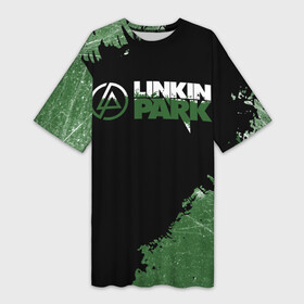 Платье-футболка 3D с принтом Линкин Парк в стиле Гранж  Linkin Park в Ухте,  |  | album | bennington | chester | green | grunge | linkin park | mike | music | rock | shinoda | style | альбом | беннингтон | гитара | гранж | линкин парк | логотип | музыка | надпись | певец | полосы | потертости | рок | честер | шинода