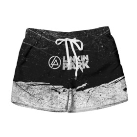 Женские шорты 3D Линкин Парк Лого Рок ЧБ | Linkin Park Rock: в Ухте, 100% полиэстер | прямой крой, два кармана без застежек по бокам. Мягкая трикотажная резинка на поясе, внутри которой широкие завязки. Длина до середины бедра | album | bennington | chester | green | grunge | linkin park | mike | music | rock | shinoda | style | альбом | беннингтон | гитара | гранж | линкин парк | логотип | музыка | надпись | певец | полосы | потертости | рок | честер | шинода