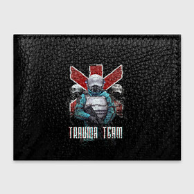 Обложка для студенческого билета с принтом CYBERPUNK 2077 TRAUMA TEAM SOLDIERS   КИБЕРПАНК МЕДИКИ в Ухте, натуральная кожа | Размер: 11*8 см; Печать на всей внешней стороне | Тематика изображения на принте: cd project red | cyberpunk 2077 | demon | keanu reeves | maelstrom | militech | quadra | samurai | smile | trauma | trauma team | демон | киану ривз | киберпанк 2077 | милитех | самурай | смайл
