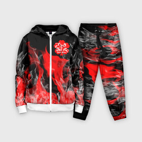 Детский костюм 3D с принтом Чёрный клевер: Пламя. в Ухте,  |  | asta | black bull | black clover | bull | clover | аста | бык | клевер | чёрный бык | чёрный клевер