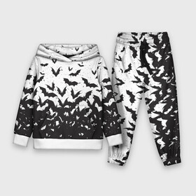 Детский костюм 3D (с толстовкой) с принтом Летучие кровососы в Ухте,  |  | арт | иллюстрация | летучая | мышь