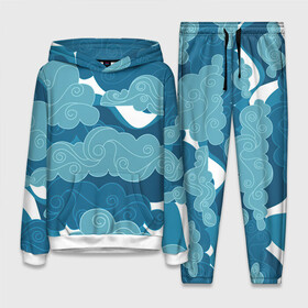 Женский костюм 3D (с толстовкой) Облака Греции: в Ухте,  |  | арт | греция | небо | облака | облако | природа | рисунок | синий