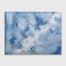 Обложка для студенческого билета с принтом Небесные мазки в Ухте, натуральная кожа | Размер: 11*8 см; Печать на всей внешней стороне | акварель | арт | краски | мазки | мазки красок | рисунок | рисунок акварелью | рисунок красками