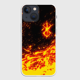 Чехол для iPhone 13 mini с принтом БЕРСЕРК ОГНЕННОЕ КЛЕЙМО в Ухте,  |  | anime | anime berserk | behelit | berserk | guts | knight | manga | аниме | аниме берсерк | берсерк | бехелит | гатс | клеймо | манга | рыцарь | япония
