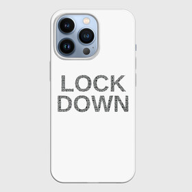 Чехол для iPhone 13 Pro QR Lockdown (англ): в Ухте,  |  | covid | lockdown | qrкод | коронавирус | минимализм