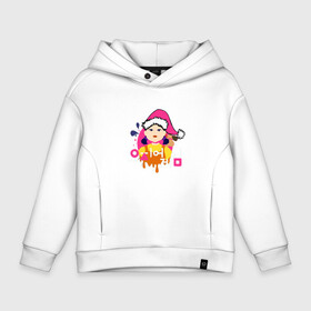 Детское худи Oversize хлопок с принтом Squid Game  Игра в кальмара кукла Новогодняя в Ухте, френч-терри — 70% хлопок, 30% полиэстер. Мягкий теплый начес внутри —100% хлопок | боковые карманы, эластичные манжеты и нижняя кромка, капюшон на магнитной кнопке | 001 | 067 | 199 | 456 | squid game | злодей | игра | игра в кальмара | кальмары | люди в масках | на выживания | отряд стражей | сериал