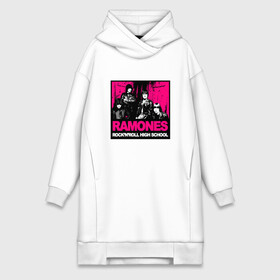 Платье-худи хлопок с принтом Rock n roll old school в Ухте,  |  | alternative | music | punk | punkrock | ramones | ramons | rock | альтернатива | музыка | панк | панкрок | рамонс | рок