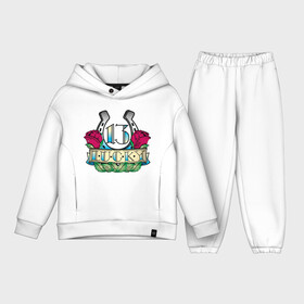 Детский костюм хлопок Oversize с принтом Lucky 13 в Ухте,  |  | 13 | luck | oldschool | олдскул | татту | удача
