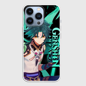 Чехол для iPhone 13 Pro с принтом Геншин импакт: Сяо в Ухте,  |  | Тематика изображения на принте: genshin impact | xiao | анемо | геншин импакт | игры | персонажи | сяо