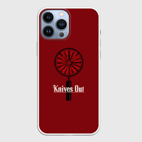 Чехол для iPhone 13 Pro Max с принтом Достать ножи. Символика в Ухте,  |  | достать ножи | лупа и нож | фильм про ножи | фильм с крейгом