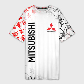 Платье-футболка 3D с принтом MITSUBISHI JAPAN STYLE  SAMURAI AUTO в Ухте,  |  | mitsubishi | sport | митсубиси | митсубиши | спорт