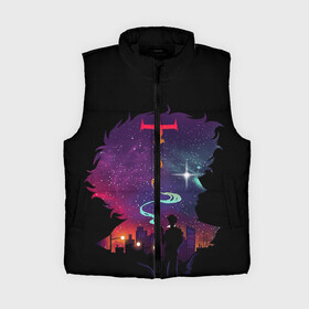 Женский жилет утепленный 3D с принтом Ковбой Бибоп 1 в Ухте,  |  | cowboy bebop | space | бибоп | джет | ковбой бибоп